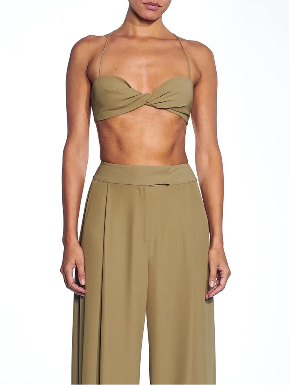 THE SEI Twist Front Bandeau Top